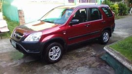 2004 Honda Crv MT Red SUV For Sale 