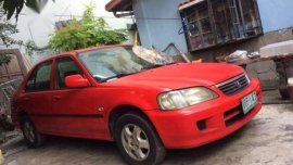 Honda City Type Z 2001 1.3 MT Red For Sale 