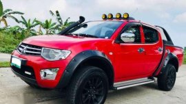 Mitsubishi Strada 2012 4x2 GLX-V Red For Sale 
