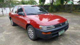 Toyota Corolla 1995 1.3 MT Red For Sale 
