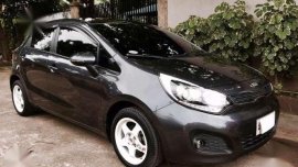 Kia Rio Hatchback 2015 AT Gray For Sale 