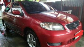 Toyota Vios 1.3 E 2004 MT Red For Sale 