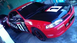 Mitsubishi Lancer 1999 Gasoline Manual Red for sale 