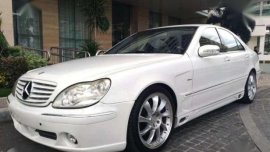 1999 Mercedes Benz S320 AT White For Sale 
