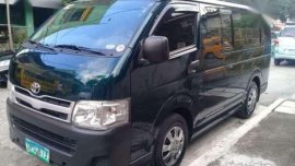 2013 Toyota HiAce Commuter MT Green For Sale 