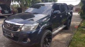 2012 Toyota Hilux G 4x2 MT Blue For Sale 