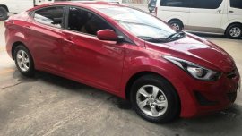 Hyundai Elantra 2014 Gasoline Manual Red for sale 