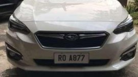 2017 White Subaru Impreza 2.0i-s cvt AWD