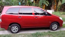 Toyota Innova 2011 Model E Manual Red For Sale 