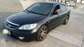 Honda Civic RS 2005 AT Black Sedan For Sale 