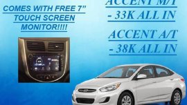 Hyundai Accent 2017 Gasoline Manual Black for sale 
