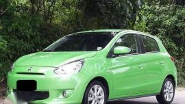 Mitsubishi Mirage GLS 2014 GLS MT Green For Sale 