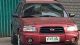 2003 Subaru Forester AWD MT Red For Sale 