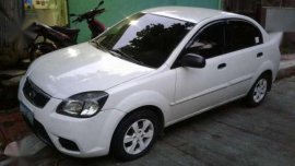 Fresh 2011 KIA RIO MT White Sedan For Sale 