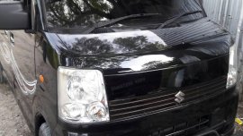 Suzuki Wagon R+ 2017 Gasoline Automatic Black for sale 