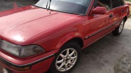 Toyota Corolla 1990 model red for sale 