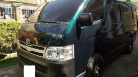 2013 Toyota HiAce Commuter Van MT Green For Sale 