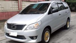 Toyota Innova J 2014 MT 2.5 Silver For Sale 