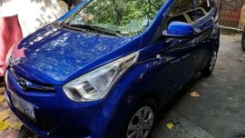 Hyundai Eon Glx 2016 0.8 MT Blue For Sale 