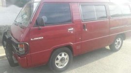 1995 Mitsubishi L300 versa van red for sale 