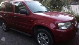 Ford Escape XLS 2005 4x2 AT Red SUV For Sale 