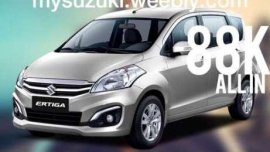 Suzuki Ertiga 2017 model silver for sale 