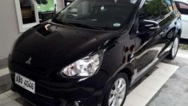 2015 Mitsubishi Mirage GLS 1.2 AT Black For Sale 