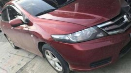 2012 Honda City Automatic Red Sedan For Sale 