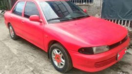 Mitsubishi Lancer 1993 model red for sale 