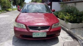 Honda Accord 2001 AT Red Sedan For Sale 