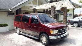 Fresh Ford E-150 2004 AT Van Red For Sale 