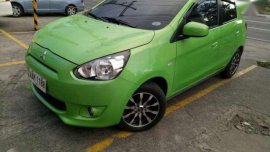 Mitsubishi Mirage Gls 2014 AT Green For Sale 