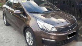 2015 Kia Rio EX Manual Brown For Sale 