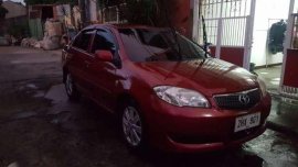 Fresh Toyota Vios E MT Red Sedan For Sale 