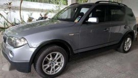 BMW X3 Crossover 2007 MT Grey For Sale 