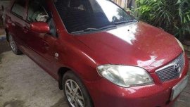 Toyota Vios 2006 1.3 E Manual Red For Sale 