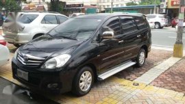 Toyota Innova V Diesel 2011 Black For Sale 