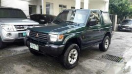 1997 Mitsubishi Pajero J-top 4x4 MT Green For Sale 