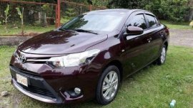 2017 Toyota Vios E Variant AT Maroon For Sale 
