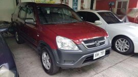 Fresh 2003 Honda CRV AT Red SUV For Sale 