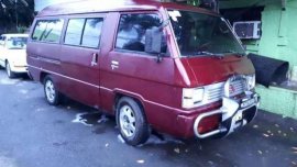 Mitsubishi L300 Versa Van Diesel Red For Sale 