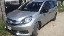 Fresh Honda Mobilio 2015 Manual Silver For Sale 