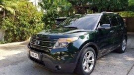 2014 Ford Explorer 4x2 Ecoboost Green For Sale 