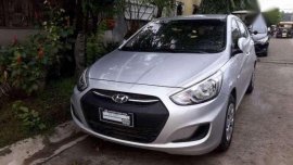 2016 Hyundai Accent Manual Silver For Sale 