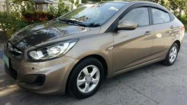 2011 Hyundai Accent 1.4 AT Brown For Sale 