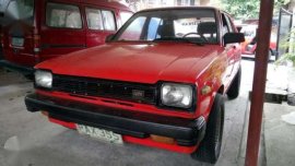Toyota Starlet 1980 4-door AT Red For Sale 