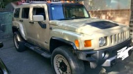 Fresh Hammer H3 AT Beige SUV For Sale 