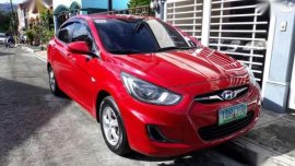 2012 Hyundai Accent 1.4L AT Red For Sale 