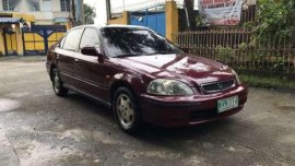 1998 Honda Civic LXi AT Red Sedan For Sale 