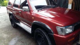 Fresh Toyota Hilux Surf 2.4 Diesel Red For Sale 